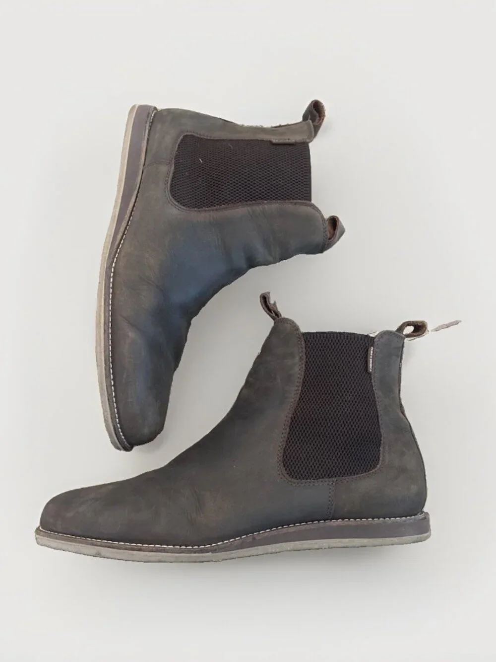 Hari Mari Men's Odessa Suede-Leather Chelsea Boots Size 12 US EU 45